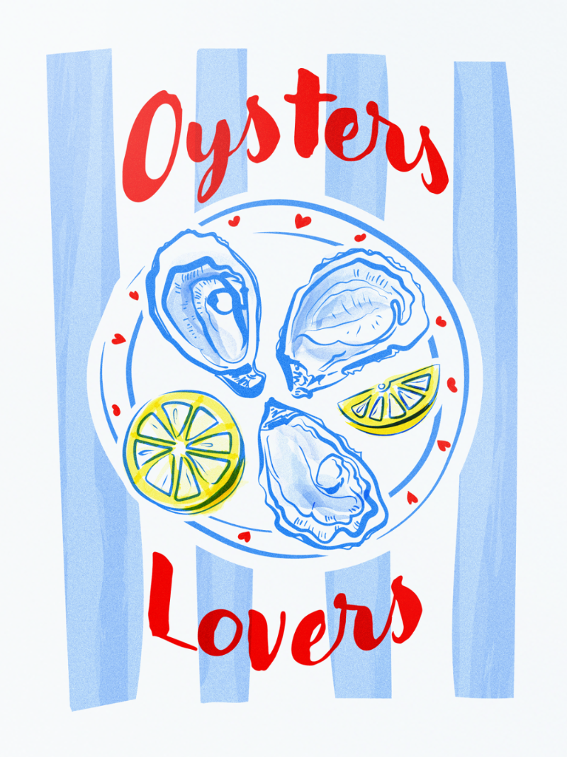Oyster Lover - Métal - Risographie