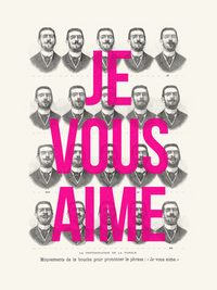 Je vous aime - Risographie