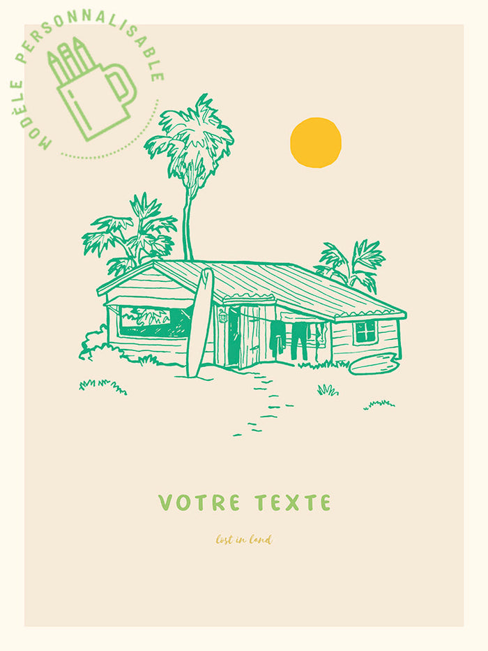 Summer refuge Personnalisable - Lost in land