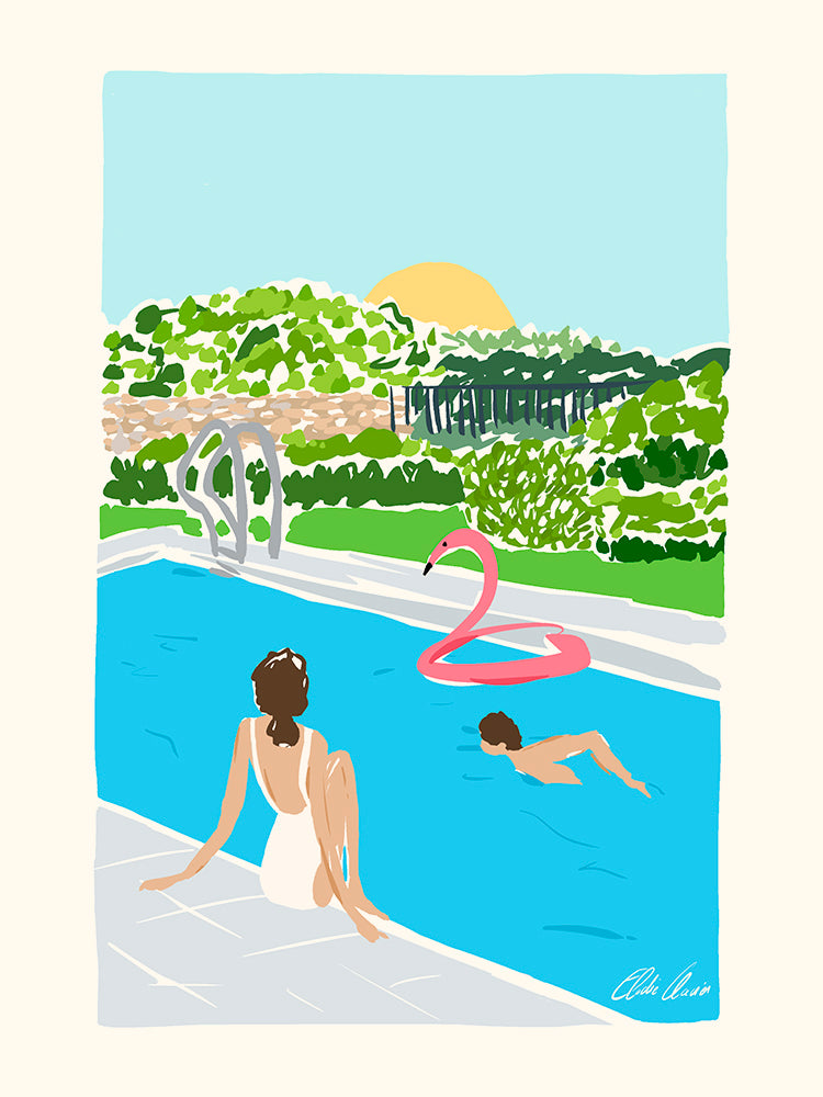 Swimming Pink d'Élodie Clavier