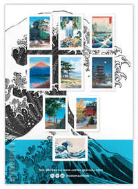 Collection "Les Estampes" - 9 CP