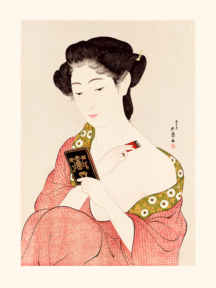Goyō Hashiguchi, Woman Powdering Herself 