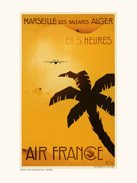 Air France / Marseille-Les Baléares-Alger en 5h A003