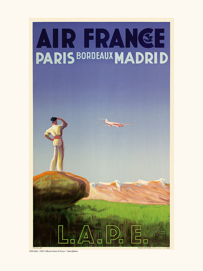 Air France / LAPE Paris -Bordeaux -Madrid A156