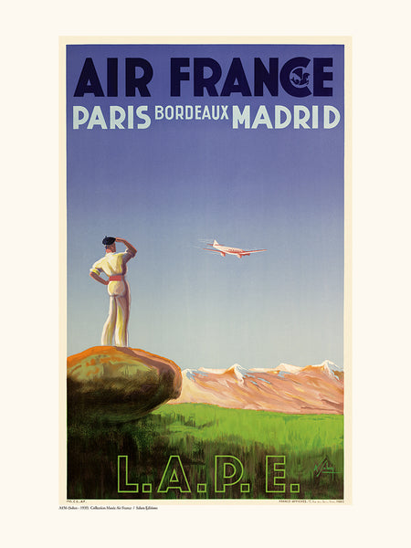 Air France / LAPE Paris-Bordeaux-Madrid A156
