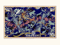 Air France / WORLD MAP Celeste A283