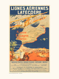 Air France / LATECOERE Affiche 1921 A315