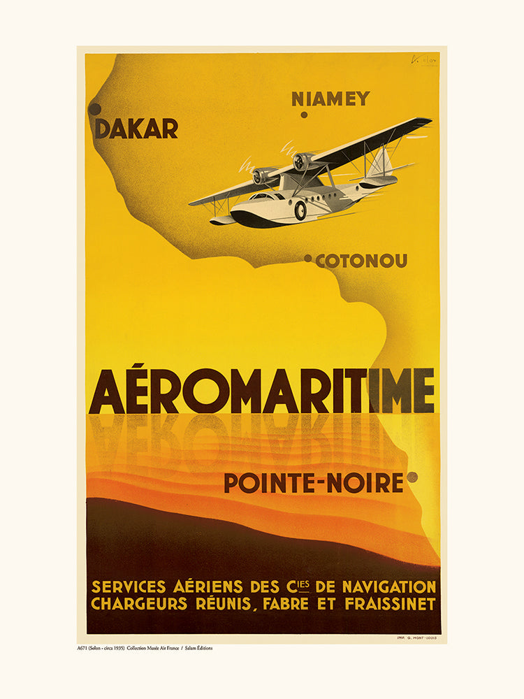 Aeromarítimo / Dakar, Niamey, Cotonou, Pointe Noire A671
