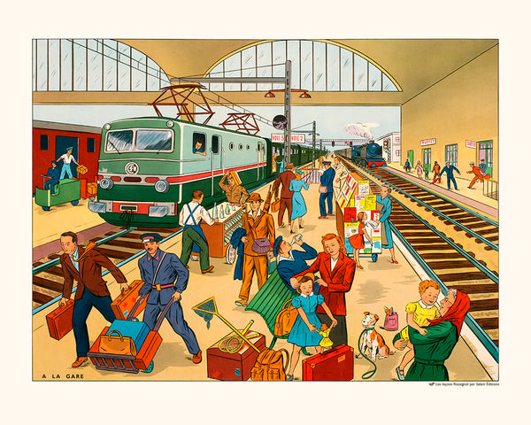 En la estación