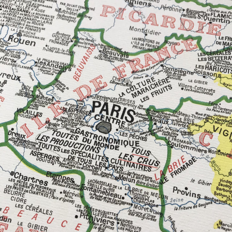 Carte gastronomique par Alain Bourguignon