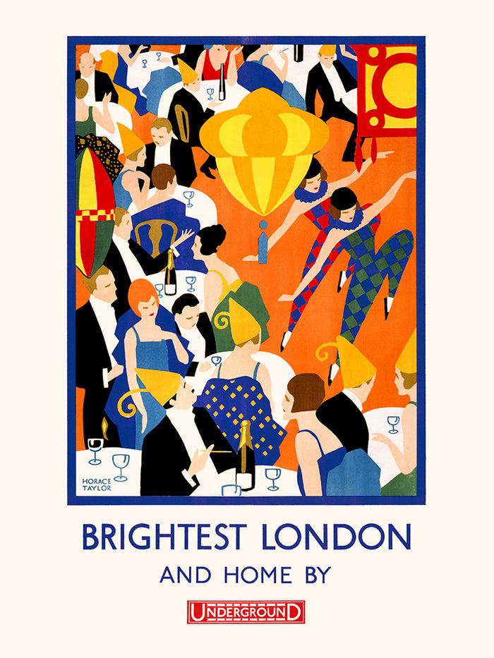 Brightest London, and home by Underground