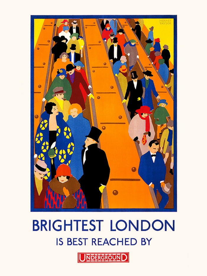 Brightest London is best reached by Underground