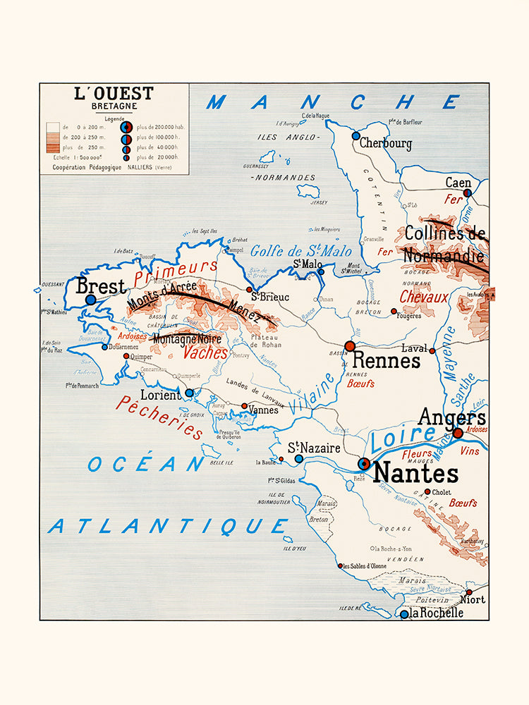 L'ouest Normandie et Bretagne