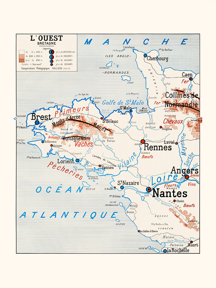 L'ouest Normandie et Bretagne