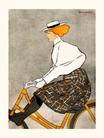 Edward Penfield Femme à vélo