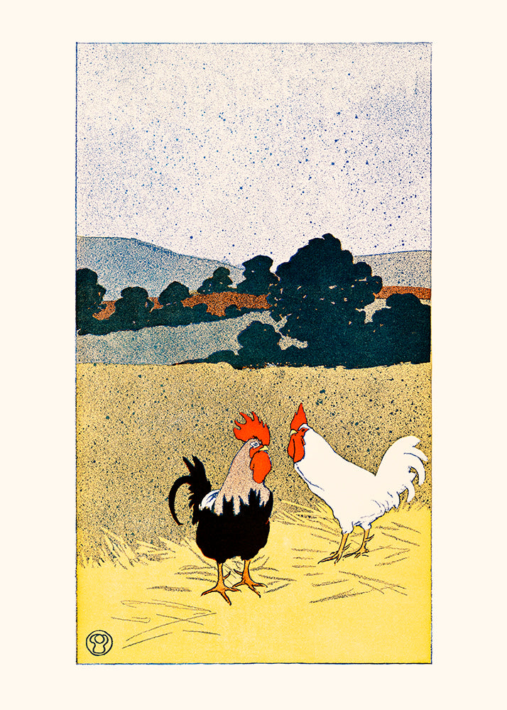 Edward Penfield The Hens