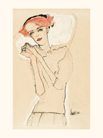 Femme au bandeau noir