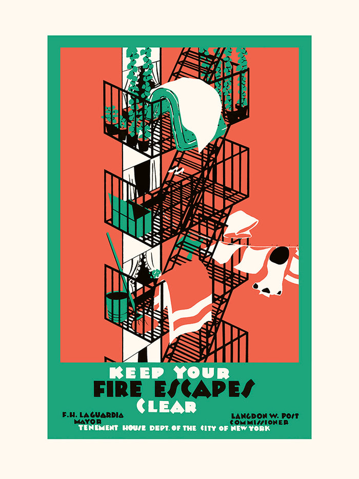 WPA Keep your Fire Escapes Clear