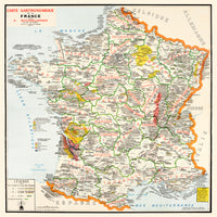 Carte gastronomique par Alain Bourguignon