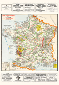 Carte gastronomique par Alain Bourguignon