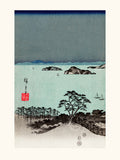Hiroshige 8 vues de Kanagawa 1/3