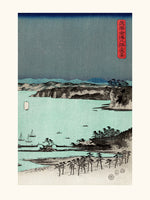 Hiroshige 8 vues de Kanagawa 3/3