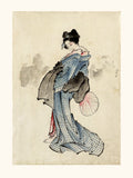 Hokusaï Dessin de Femme