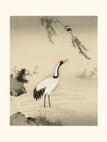 Kano Motonobu (1476-1559)-Cranes
