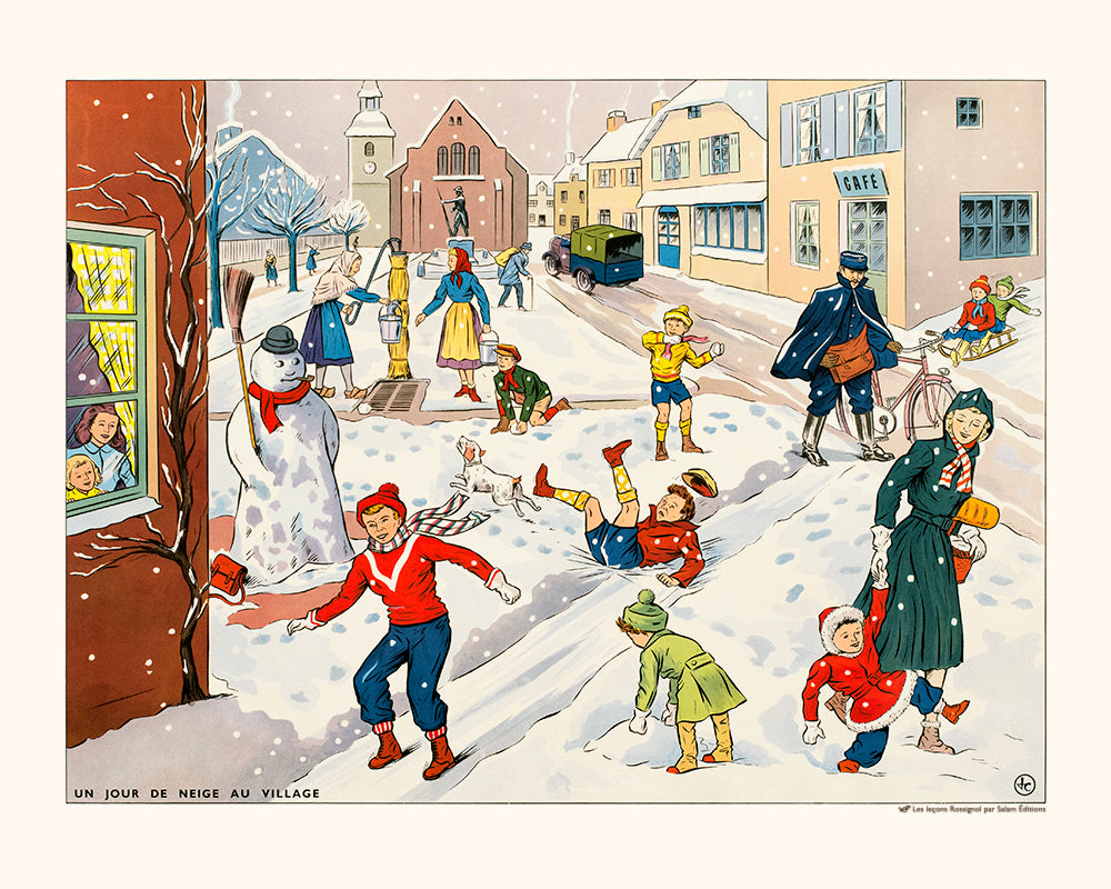 la neigeページ La neige – Cartes-gravures.com