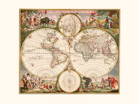 Nova orbis tabula in lucem edita 1670