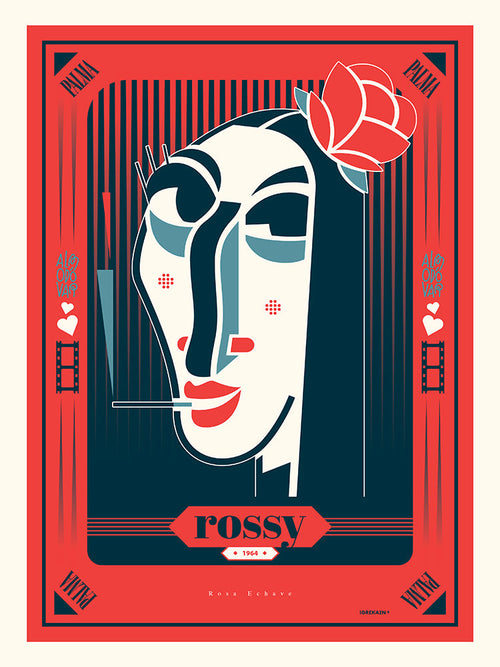 Rossy de Palma Fond Rouge