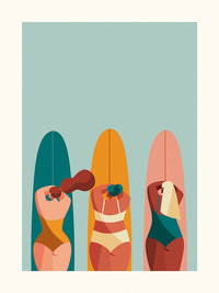 Surf together blue par Les Filles Du Surf