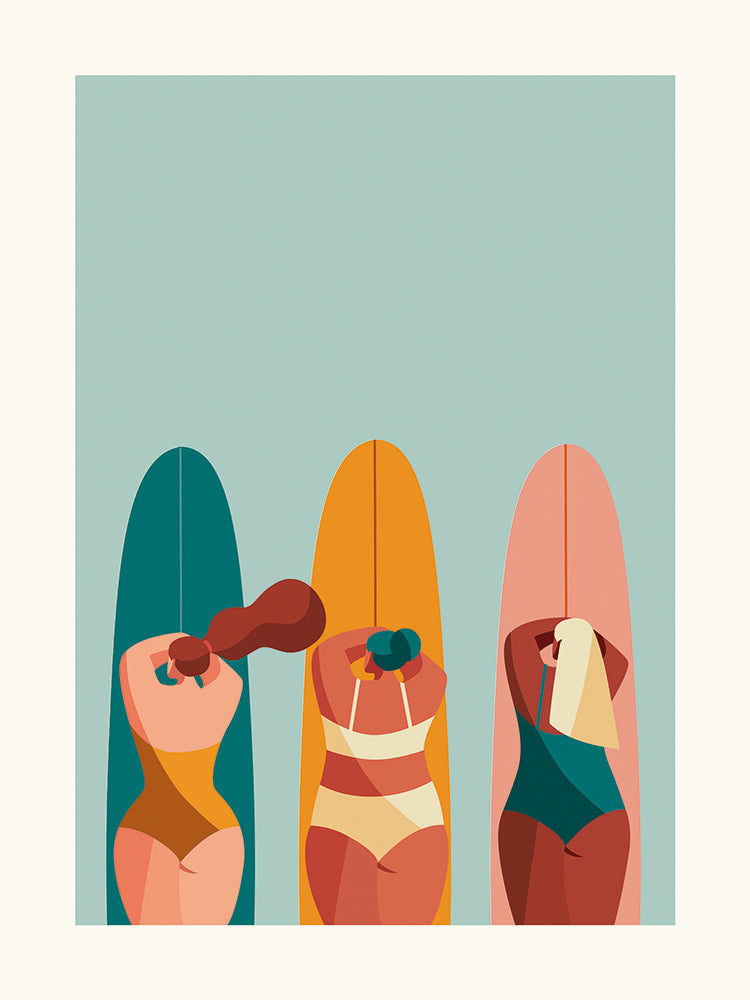 Surf together blue par Les Filles Du Surf