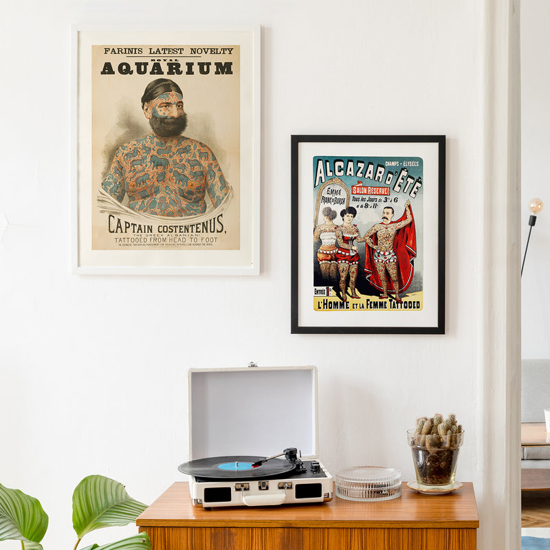 tattooed man and woman