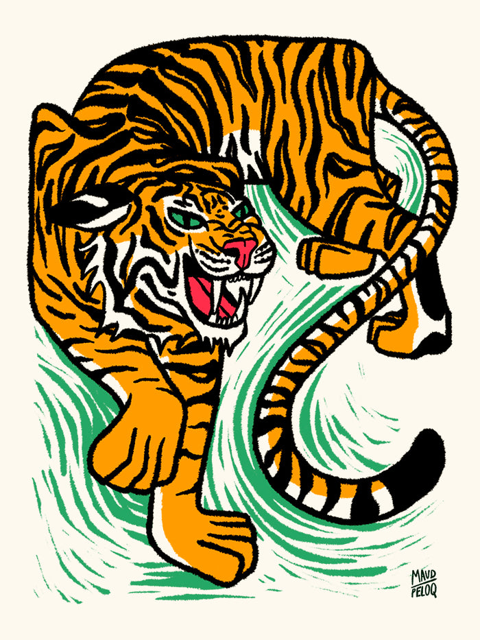 Tigre de Maud Peloq
