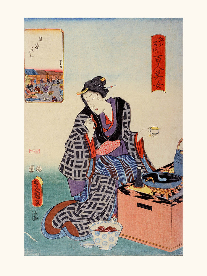 NIHONBASHI Marché aux poissons 1857