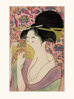 Utamaro Le peigne
