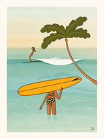 Warm Sunset surf