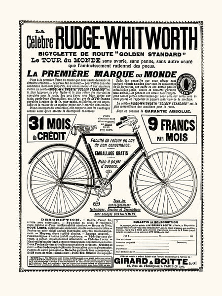 Rudge–Whitworth cycles